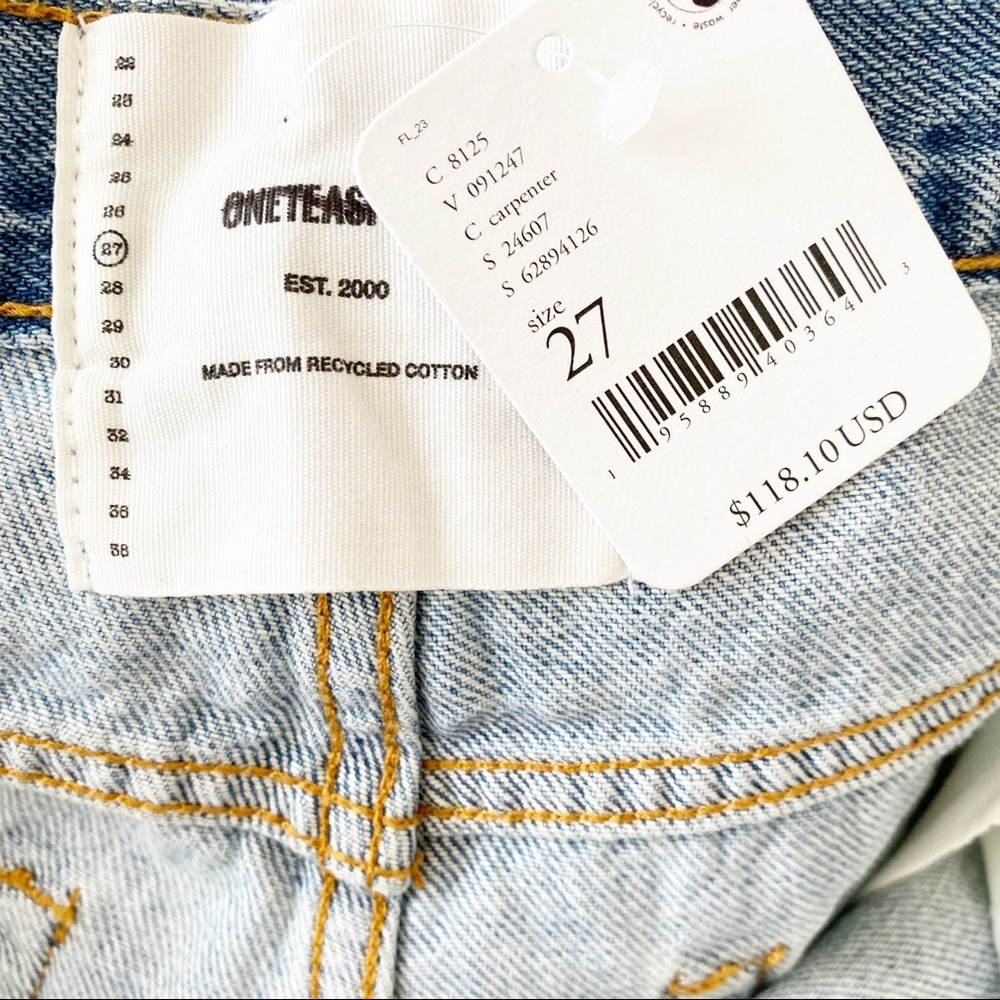 Free People OneTeaspoon Hollywood dip dye Frankies Cutoff Shorts - Picture 8 of 14